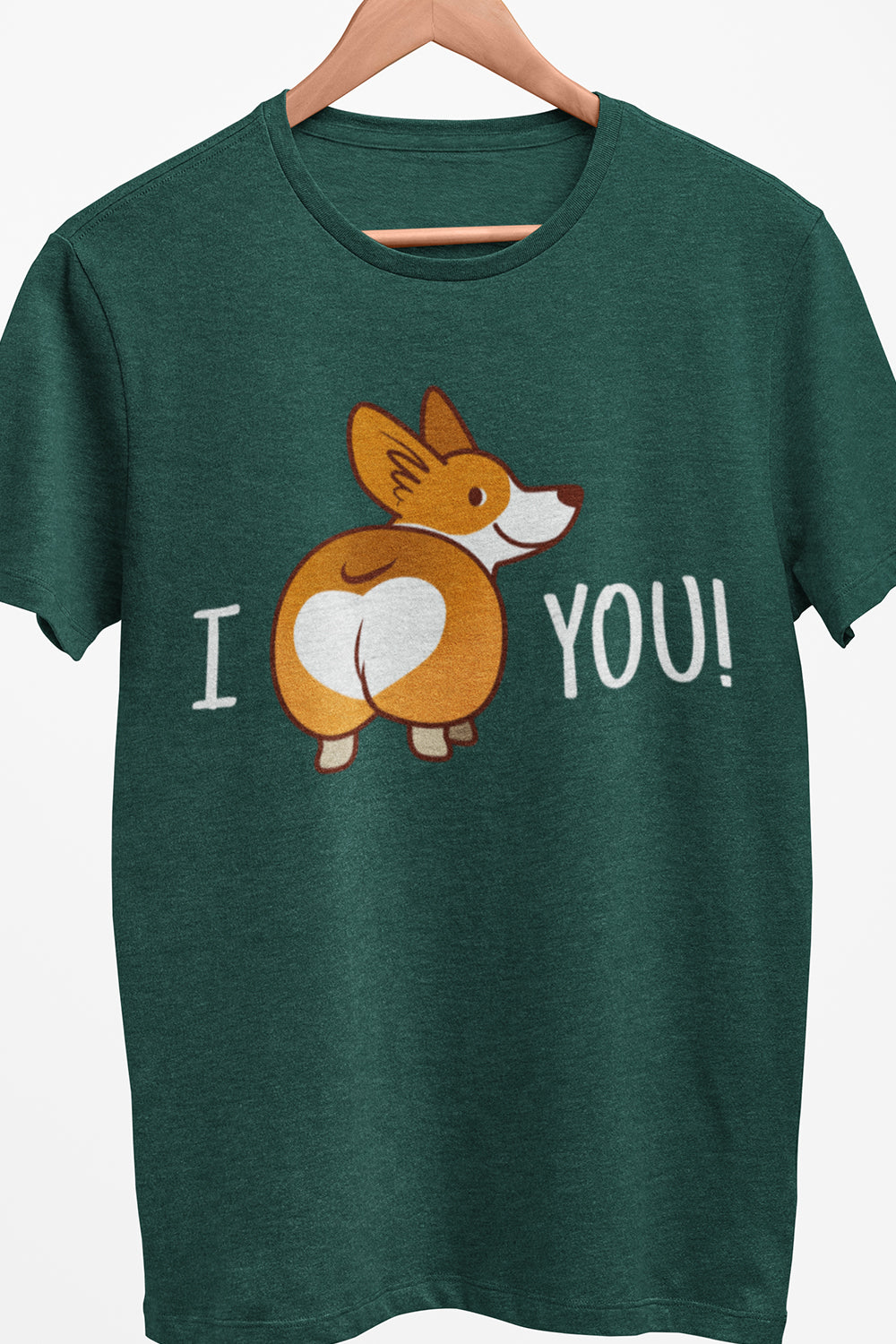 I Love You Cute green TShirt - Innocent Love Tee