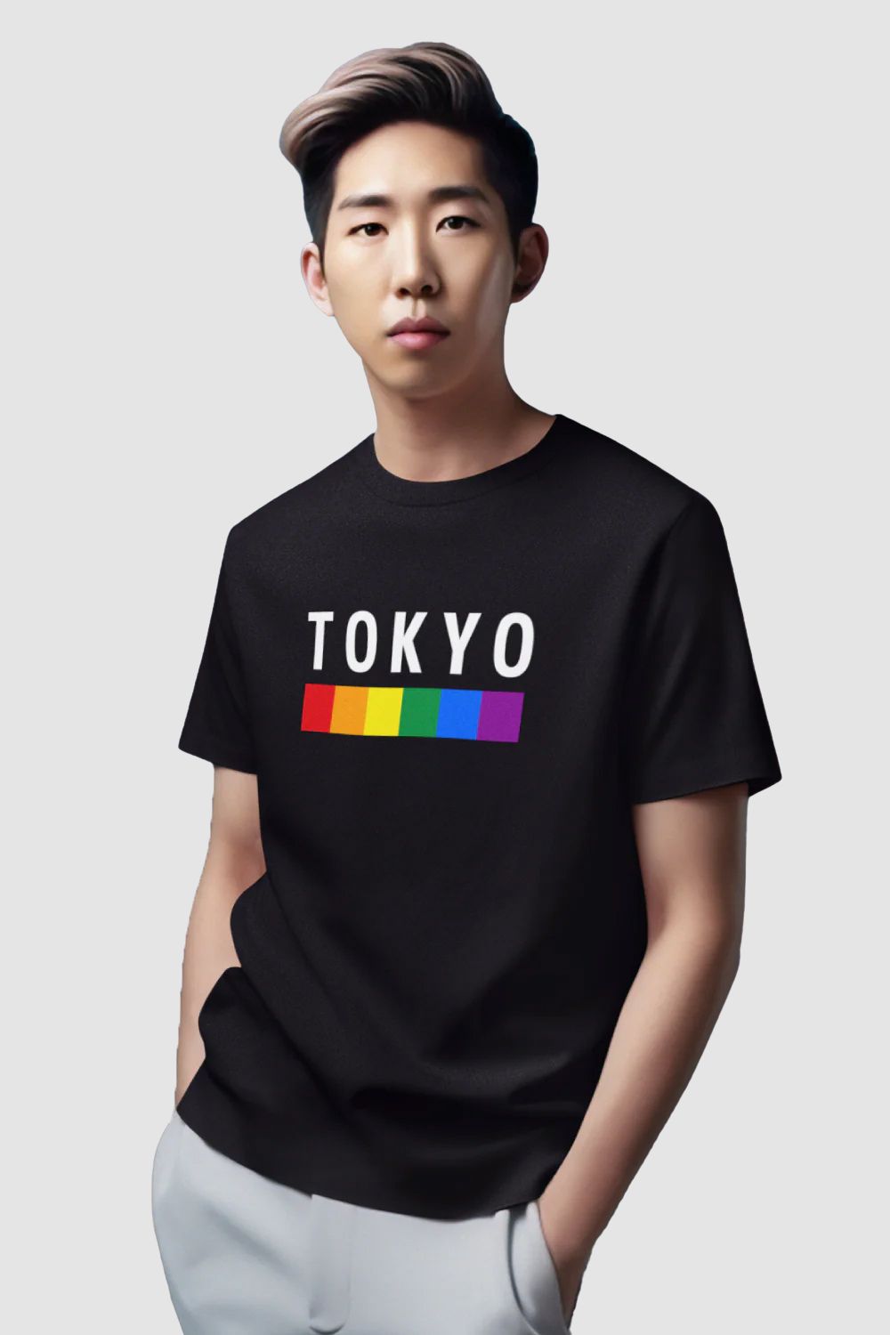 Tokyo Graphic Printed Black Tshirt