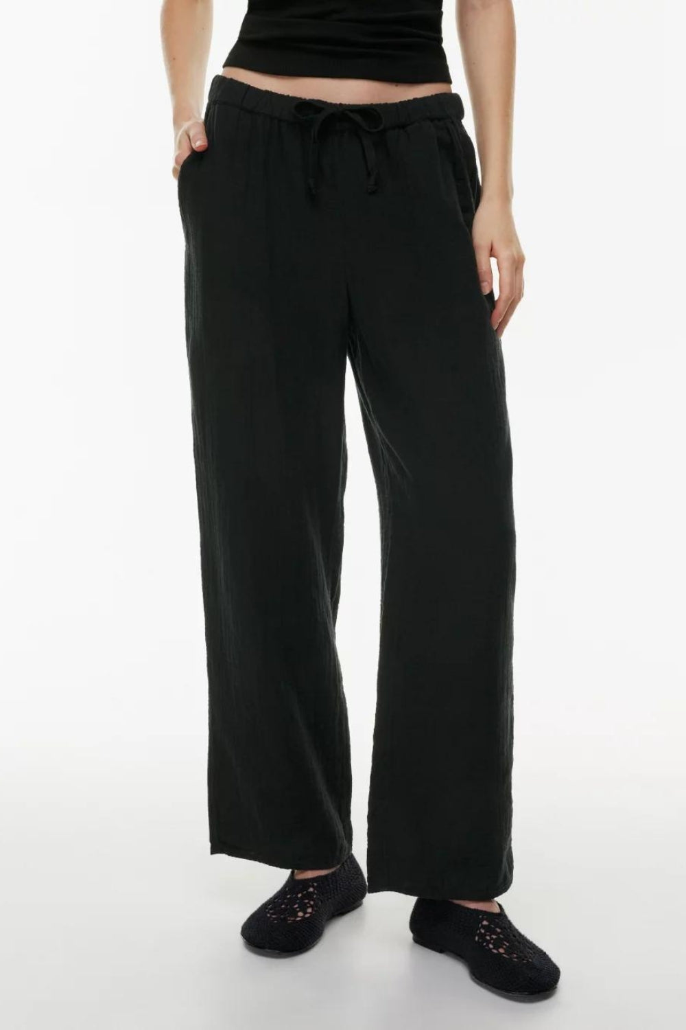 Ethos black trouser