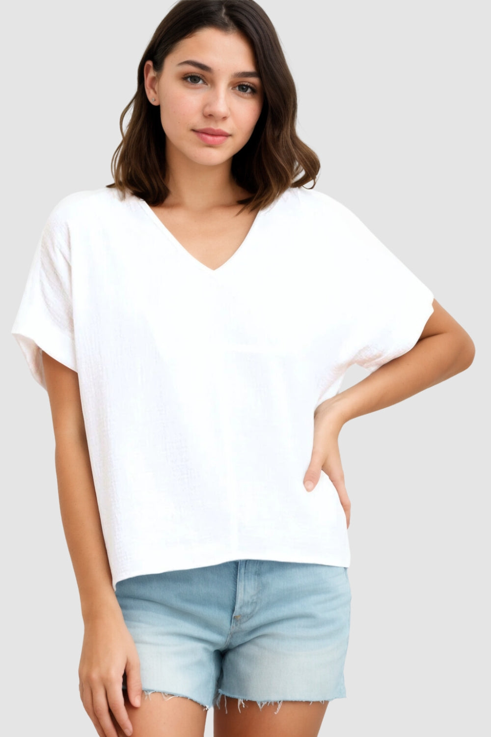 Fearlessly Authentic White Top