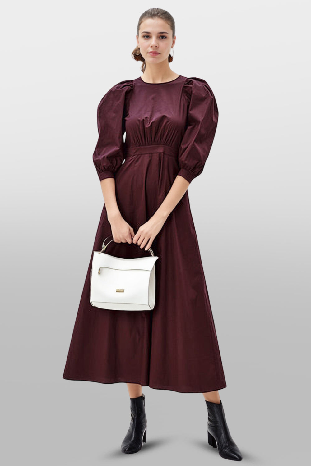 Tranquil Maroon Dress