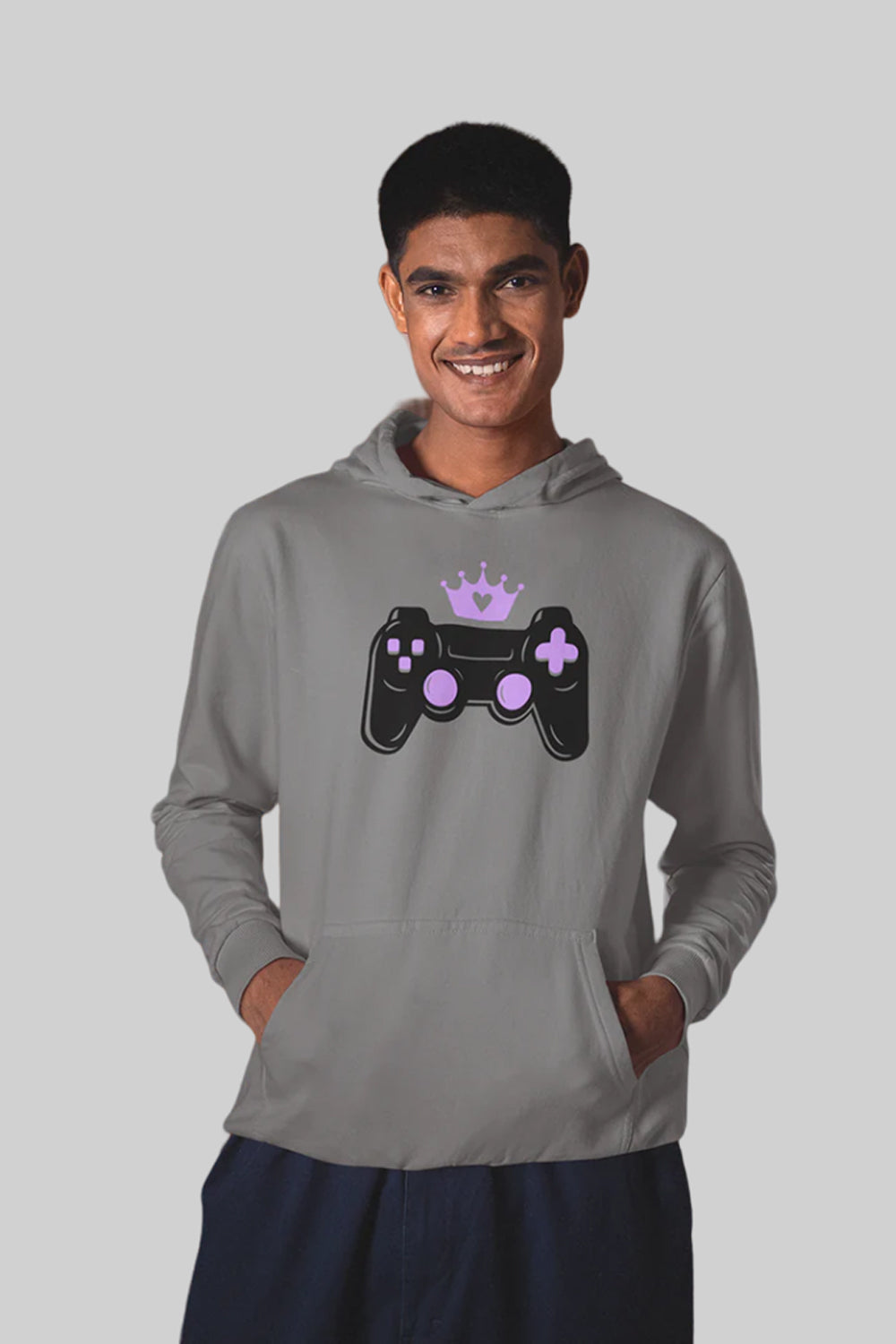 Gaming King Premium Non Zipper Pastel Green Hoodie