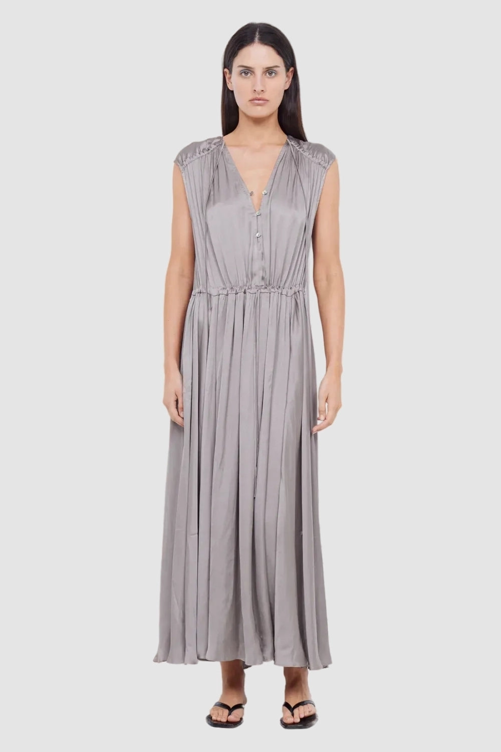 Reserve Metalic Grey Dress