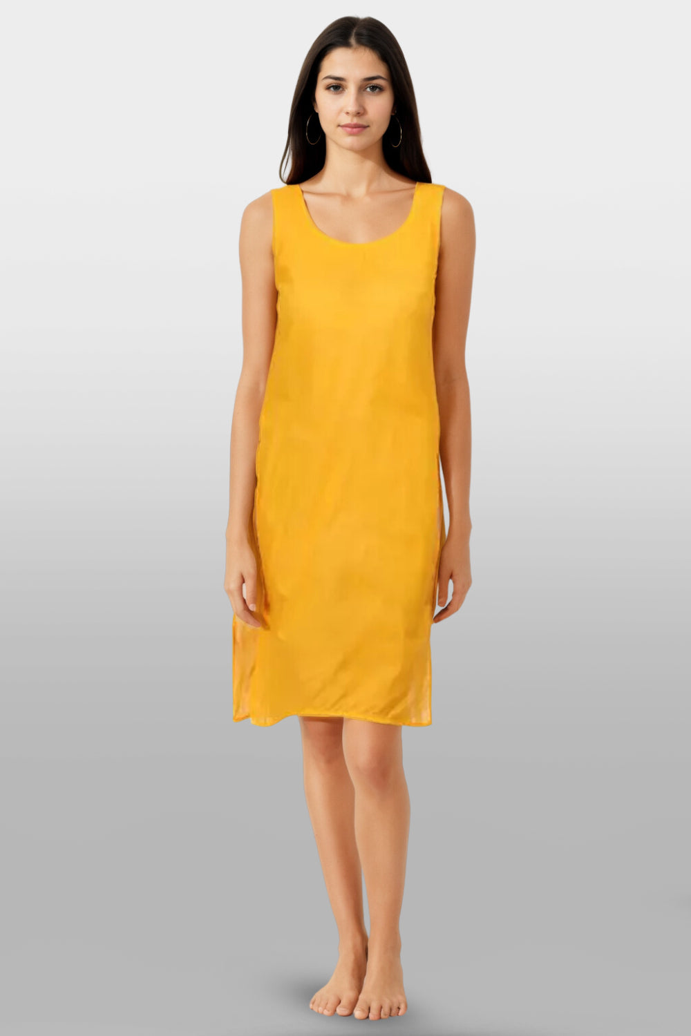 Supine Yoke Yellow Dress