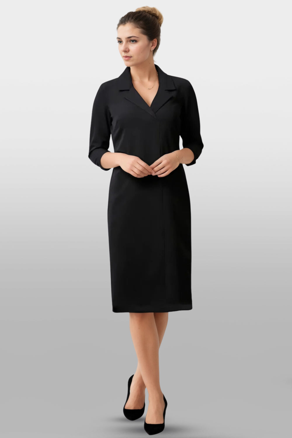 Classic Queen Black Dress