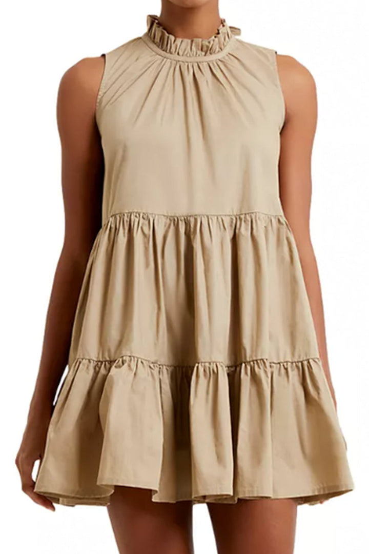 Spring Fling Beige Dress