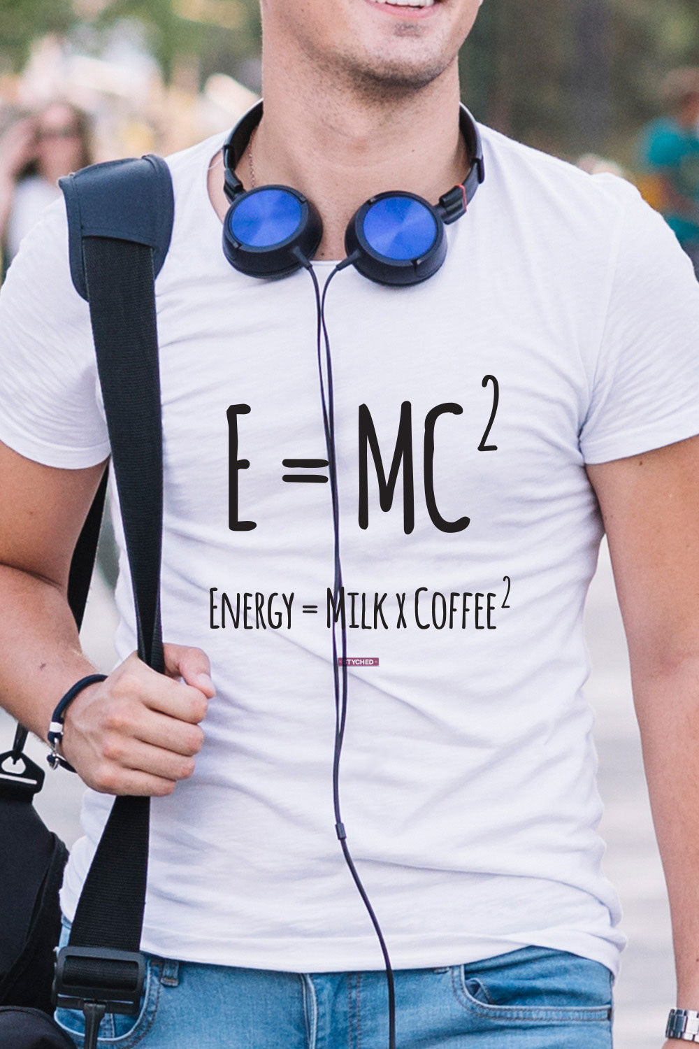 E=MC^2 - Graphic T-Shirt White Color