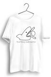 Everything Under Control Graphic Printed White Tshirt