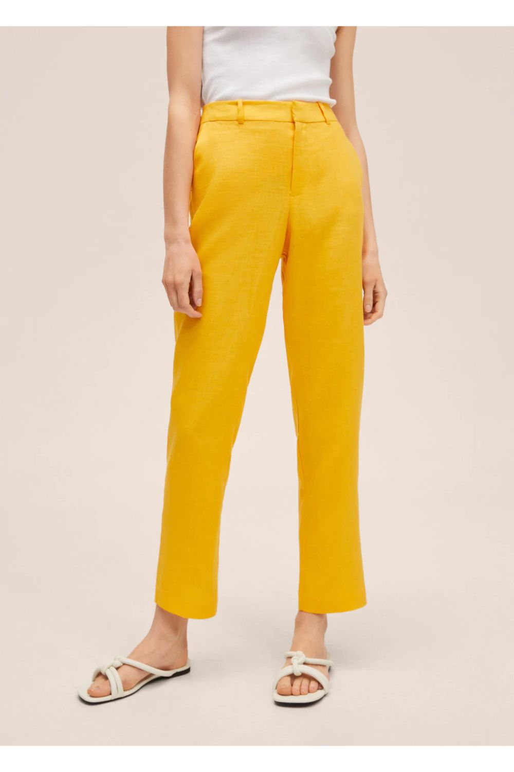 Yellow Pretty Suit Trousers