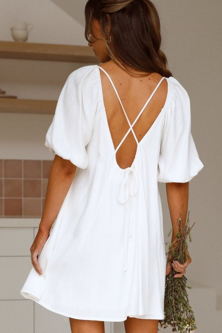 Sea Shore White Dress