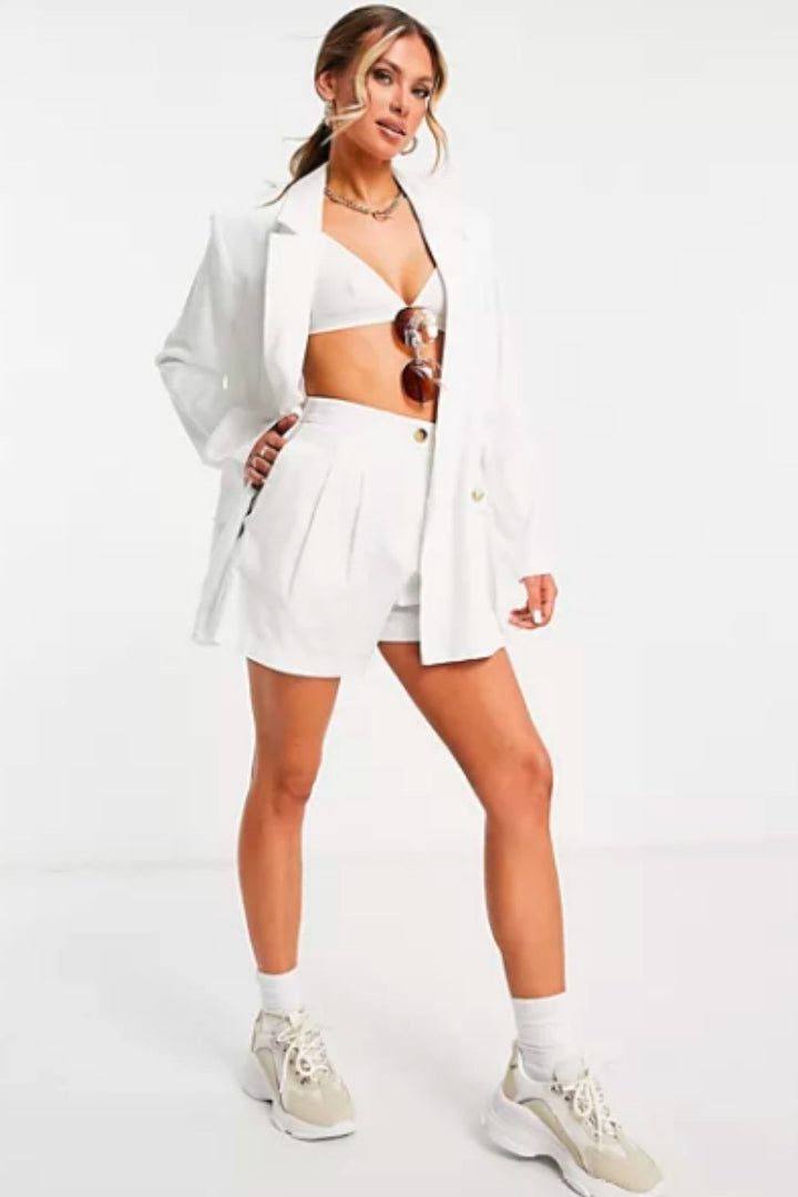 Trust The Process White Blazer