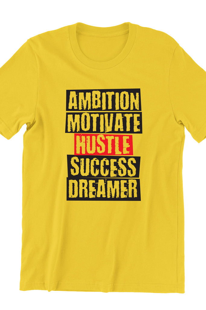 Ambition Graphic Yellow Tshirt