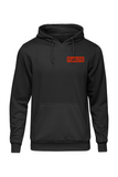 Fearless Printed Black Hoodie