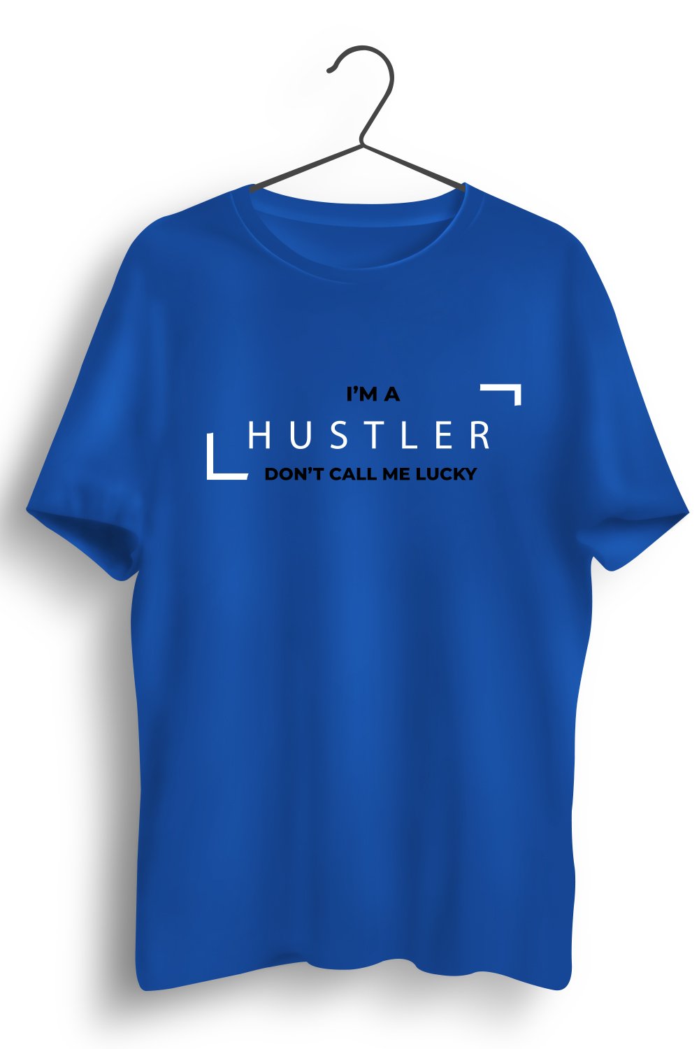 Hustler Graphic Printed Blue Tshirt