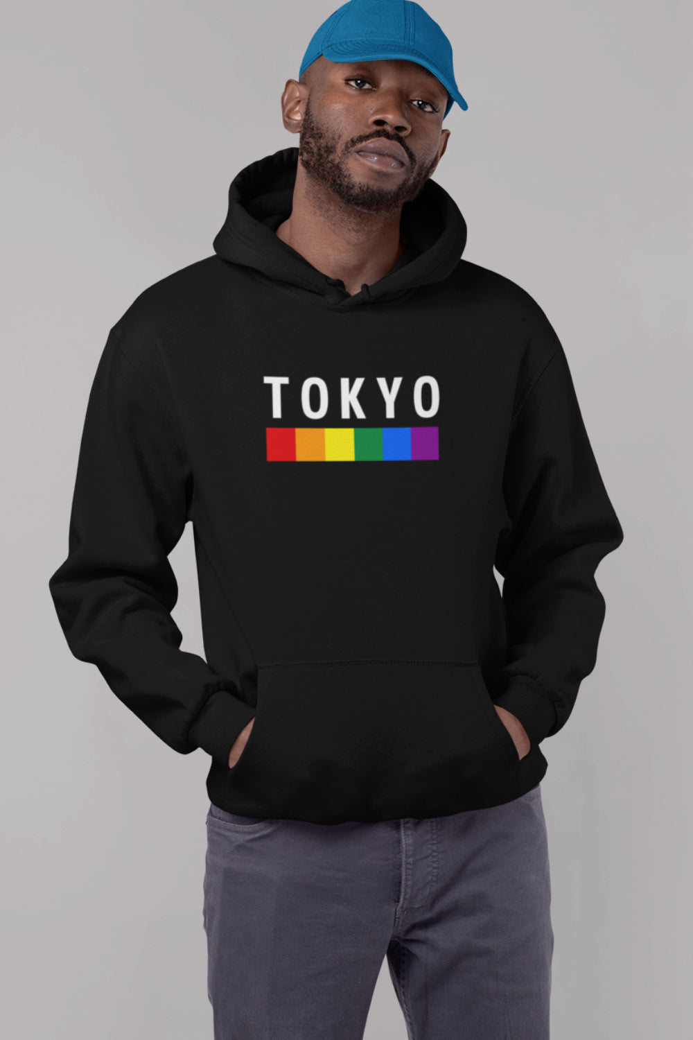Tokyo Premium Non Zipper Black Hoodie