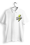 Trouble Graphic Pocket Printed White Polo Shirt