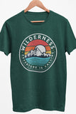 Wilderness - Adventure is Calling American Style Green Round Neck TShirt